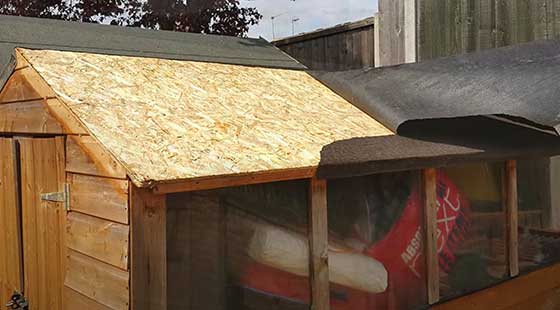 How to felt a shed roof 2 w